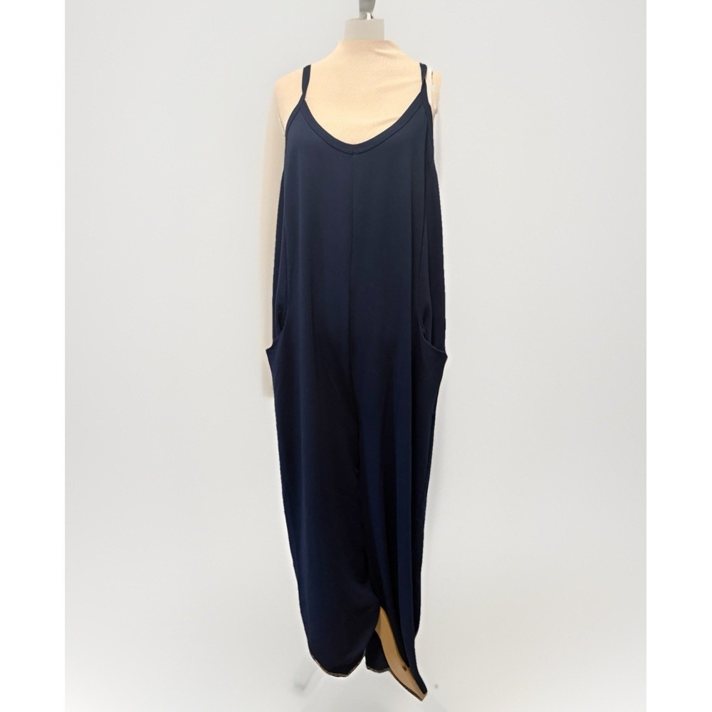 Sincerely Jules Jumpsuit Loose Summer Polyester Strap Romper‎ Overall Pants NWT